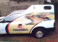 Pinkertons Car Branding